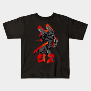 Evangelion Unit 02 Kids T-Shirt